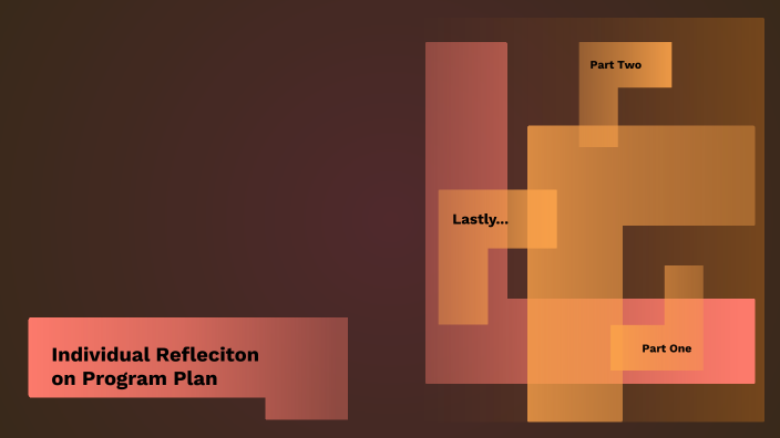 Reflecting Program Management Individual Reflection on Program Plan by kayla roddy on Prezi