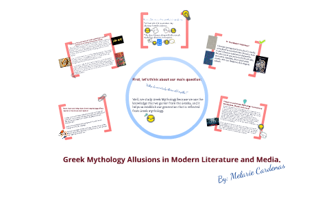 examples of greek mythology in literature