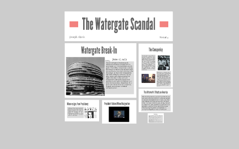 The Watergate Scandal By On Prezi