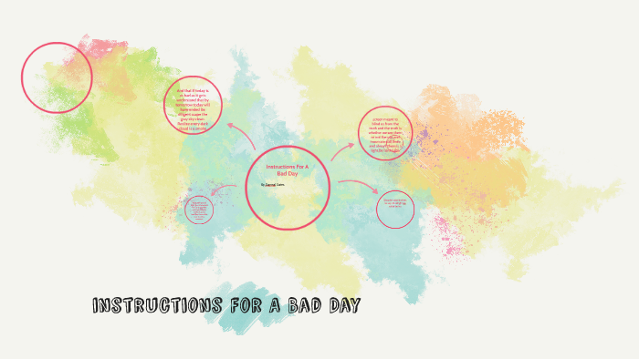 Instructions For A Bad Day by darceal gates on Prezi