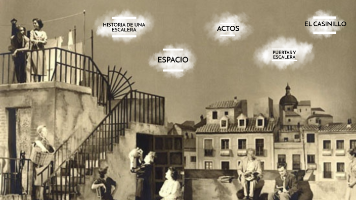 Arte final de Historia de una escalera (1950), propiedad del autor.
