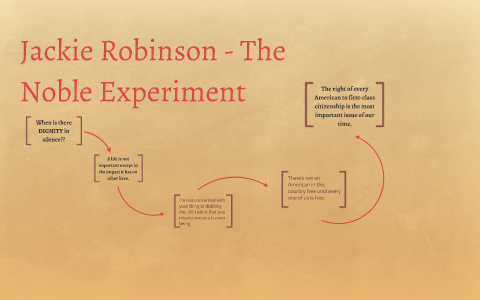 Jackie Robinson - The Noble Experiment By Greg Lindbloom