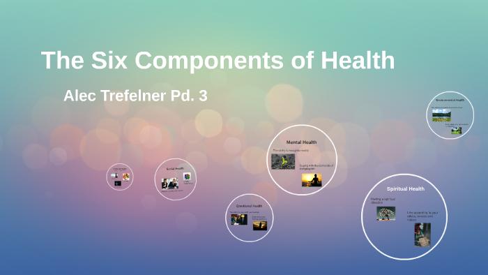 The Six Components of Health by Alec Trefelner on Prezi