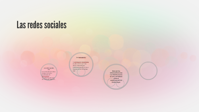 Las redes sociales by Sergio Martinez on Prezi