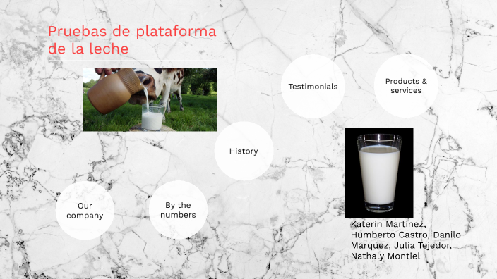 Pruebas de plataforma de la leche by Nathaly Montiel on Prezi