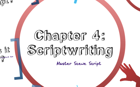 Chapter 4: Scriptwriting- Master Scene Script Format by darin caffey on ...