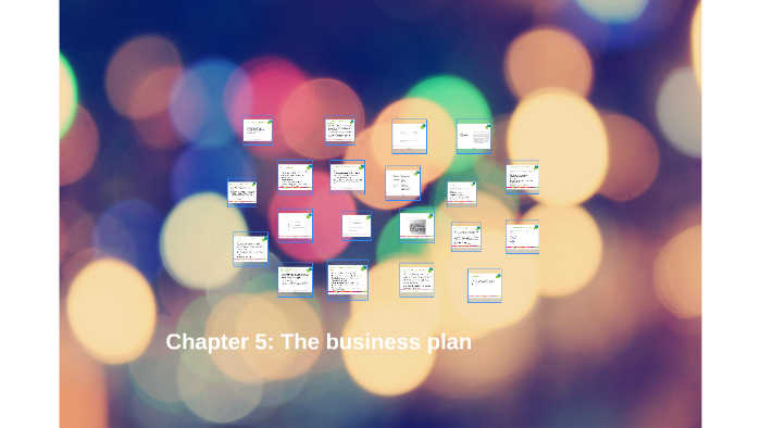chapter 5 business plan example