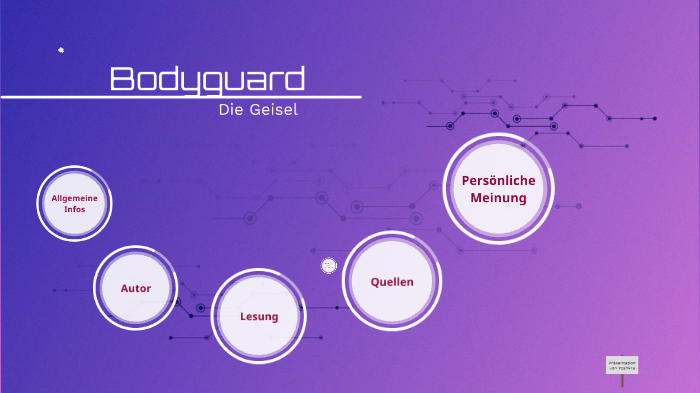 Buchpräsentation: Bodyguard (Die Geisel) by Jürgen Vogelmeier on Prezi