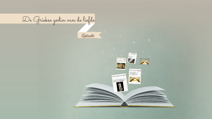 De Griekse godin van de liefde by Ernestina Morjaan
