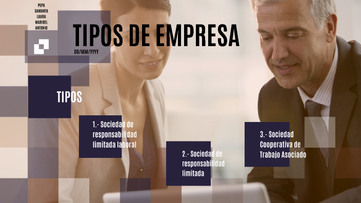 TIPOS DE EMPRESA by Antonio Santiago Fernández on Prezi