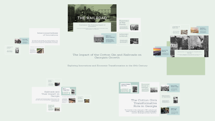 The Impact of the Cotton Gin and Railroads on Georgia's Growth by Sigma ...