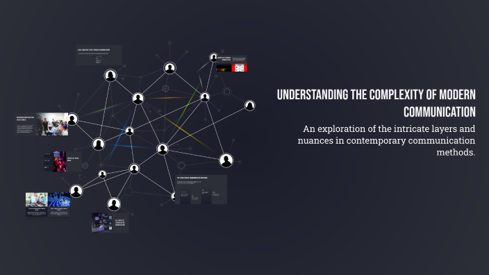 Complexities Communication Understanding the Complexity of Modern Communication by LEBRON MORGAN ...