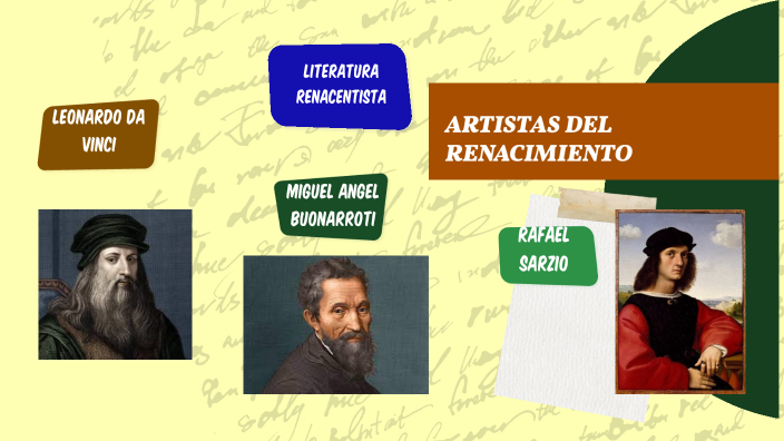 7 artistas del renacimiento