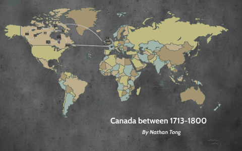 Map Of Canada In 1713 - Maps of the World