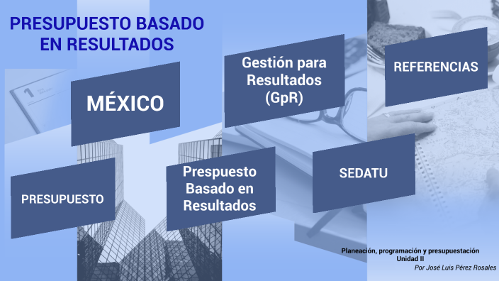 PRESUPUESTO BASADO EN RESULTADOS (PBR) by Majo Pérez on Prezi