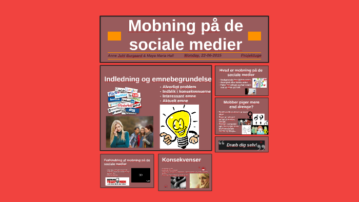 Mobning På De Sociale Medier By Anne Burgaard On Prezi