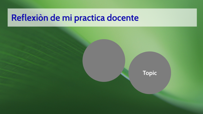 REFLEXIÓN DE MI PRACTICA DOCENTE by fabiola morales on Prezi