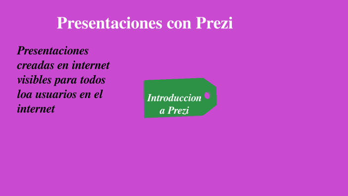 INTRODUCCION A PREZI by Cynthia Diaz on Prezi