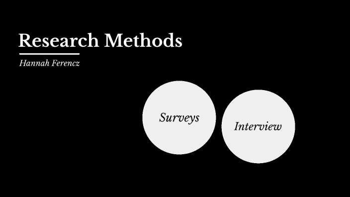 Sociology 2.1 - Research Methods by Hannah Ferencz on Prezi