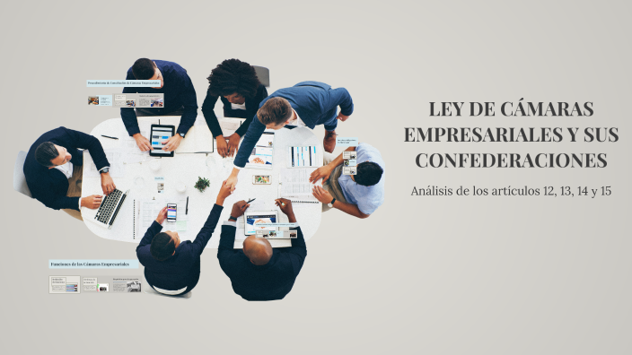 LEY DE CÁMARAS EMPRESARIALES Y SUS CONFEDERACIONES by Victor Noval