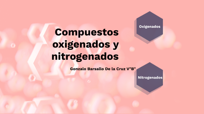 Compuestos oxigenados y nitrogenados by Gonzalo Barsallo on Prezi