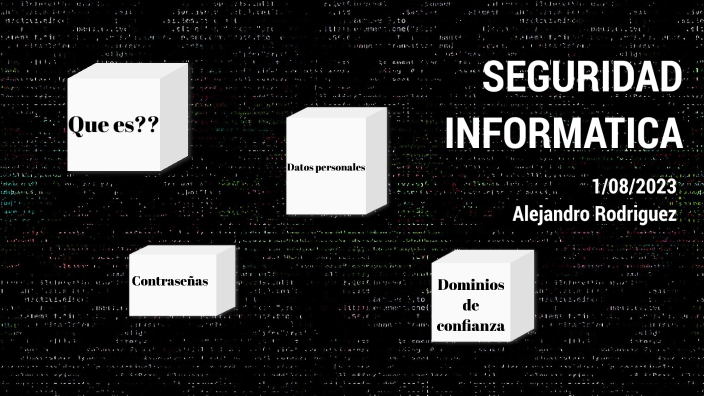 Seguridad informatica by ALEJANDRO RODRÍGUEZ TOBÓN on Prezi