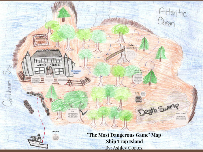 The Most Dangerous Game Map By Ashley Cortez On Prezi