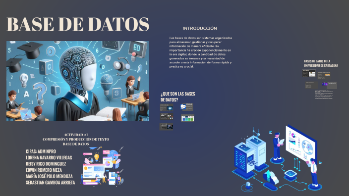 BASE DE DATOS by 5952510025 LORENA NAVARRO VILL ESTUDIANTE ACTIVO on Prezi