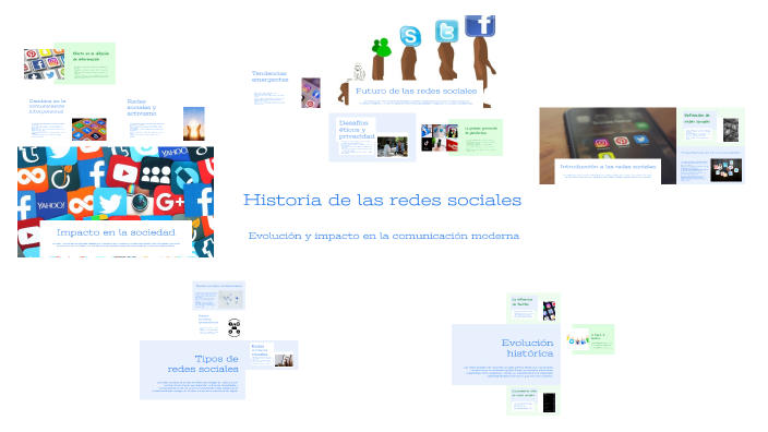 Historia de las redes sociales by Santiago Montenegro on Prezi