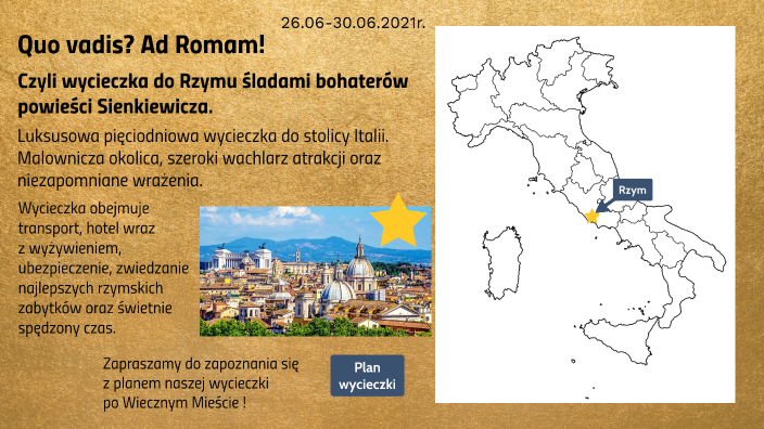 Folder Reklamowy Wycieczki Do Rzymu Reklama wycieczki do Rzymu by Anna Kudyba on Prezi