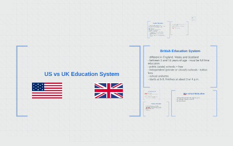 british education system vs american