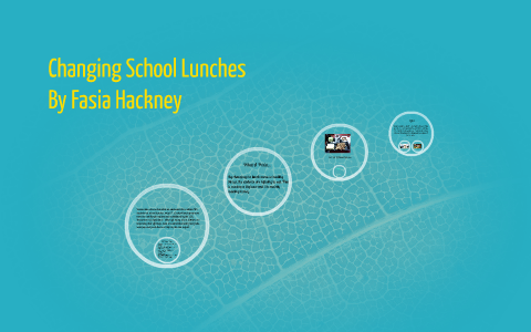 essay on changing school lunches