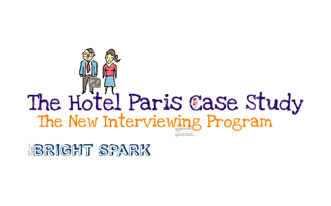 hotel paris case study hrm