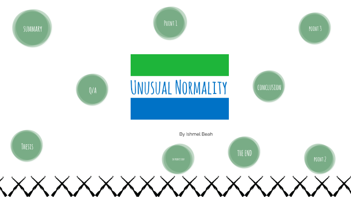 Unusual Normality By Eunice Gesare On Prezi