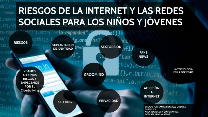 “riegos de la internet y las redes sociales para niños y jóvenes.” by ...