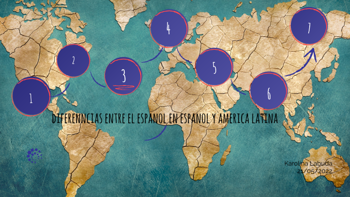Diferencias entre el espanol de Espana y America Latina by Karolina ...