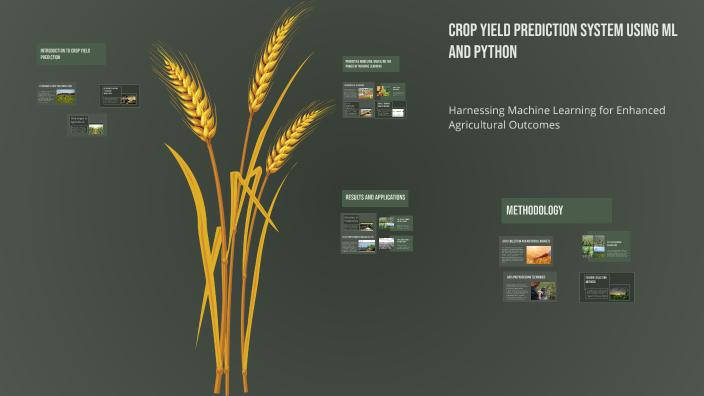 Crop Yield Prediction System using ML and Python by potharaju Jairoop ...