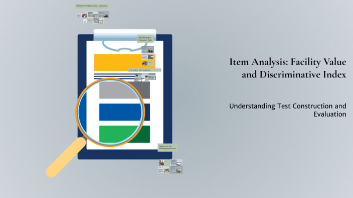 Item Analysis: Facility Value and Discriminative Index by Anmol Subba ...