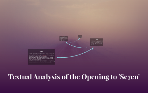 Textual Analysis of the opening to Se7en by James Key on Prezi