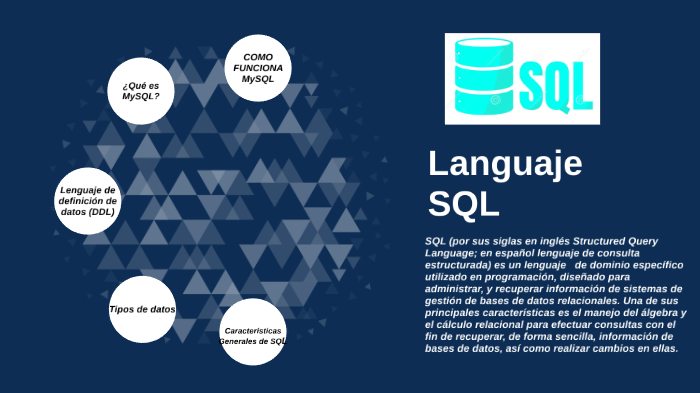 Lenguaje SQL by Deivid Castillo on Prezi