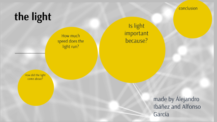 La luz by alfonso garcia garcia on Prezi