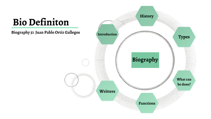 biography scientific definition