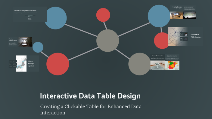 Interactive Data Table Design by Isaac Wilkins on Prezi