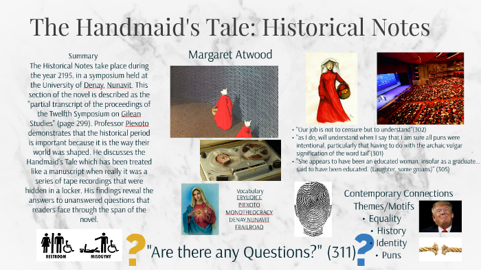 Реферат: Historical Notes In The Handmaid