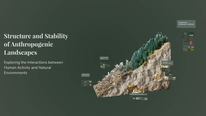 Example Anthropogenic Landscape Structure and Stability of Anthropogenic Landscapes by Muhabbat ...