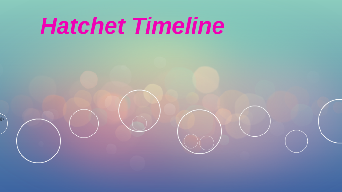 Hatchet Timeline By Arianna Petty On Prezi