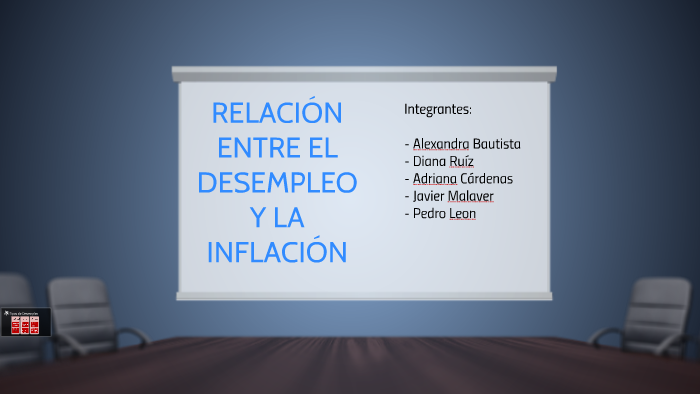 RELACION ENTRE EL DESEMPLEO Y LA INFLACION By Adriana Cardenas On Prezi