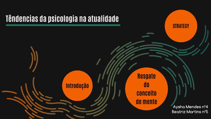 tendências da psicologia na atualidade by Beatriz Martins
