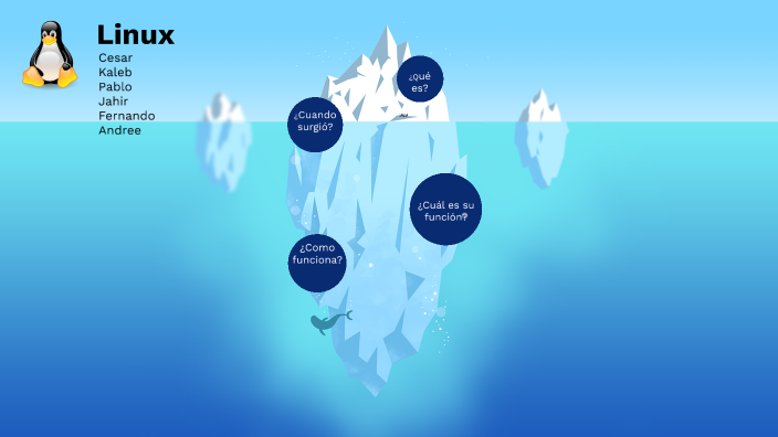 el iceberg de linux by kaleb nahim flores avilez on Prezi