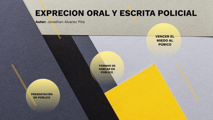 Exprecion Oral Y Escrita Policial By Jonathan Francisco Alvarez Pita 1716